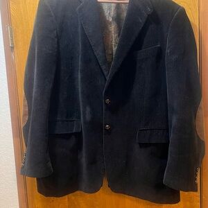 Men's Black Corduroy Blazer